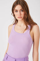 The Cameron Tank Top in radiant orchid by Greyven.