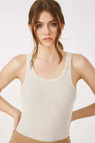 The Cameron Tank Top in white by Greyven.