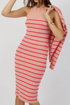 The Grace tank dress in bayadere stripe by Greyven