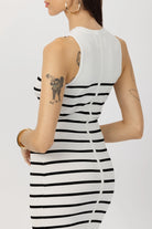 The Grace tank dress in breton stripe by Greyven