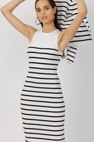 The Grace tank dress in breton stripe by Greyven