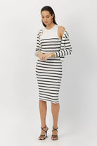 The Grace tank dress in breton stripe by Greyven