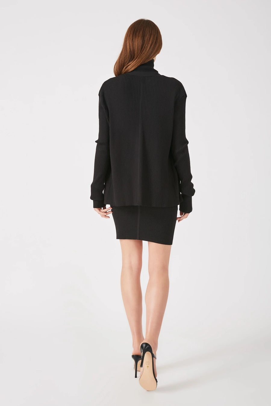 The Grant open cardigan in black by Greyven