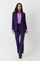 The Porterfield crop nip tuck flare pant in violette buy Greyven