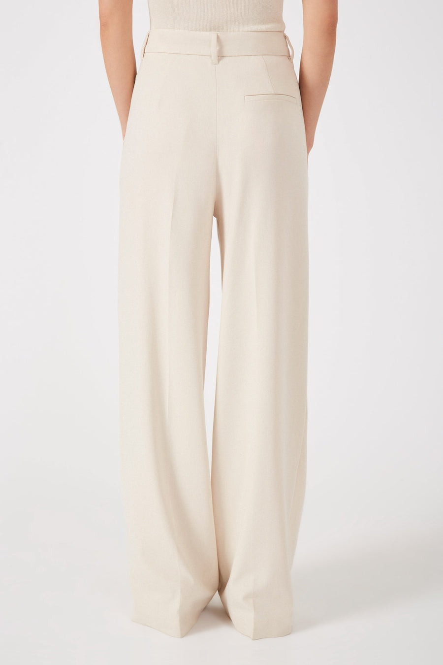 THE MACCADEN PLEATED TROUSER - NATURAL